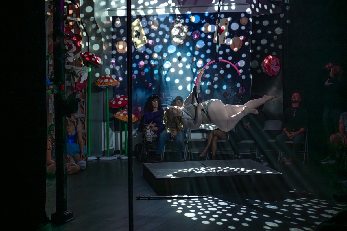 Lyra at Luna Aerial Dance Frederick Maryland · Erin White Photography