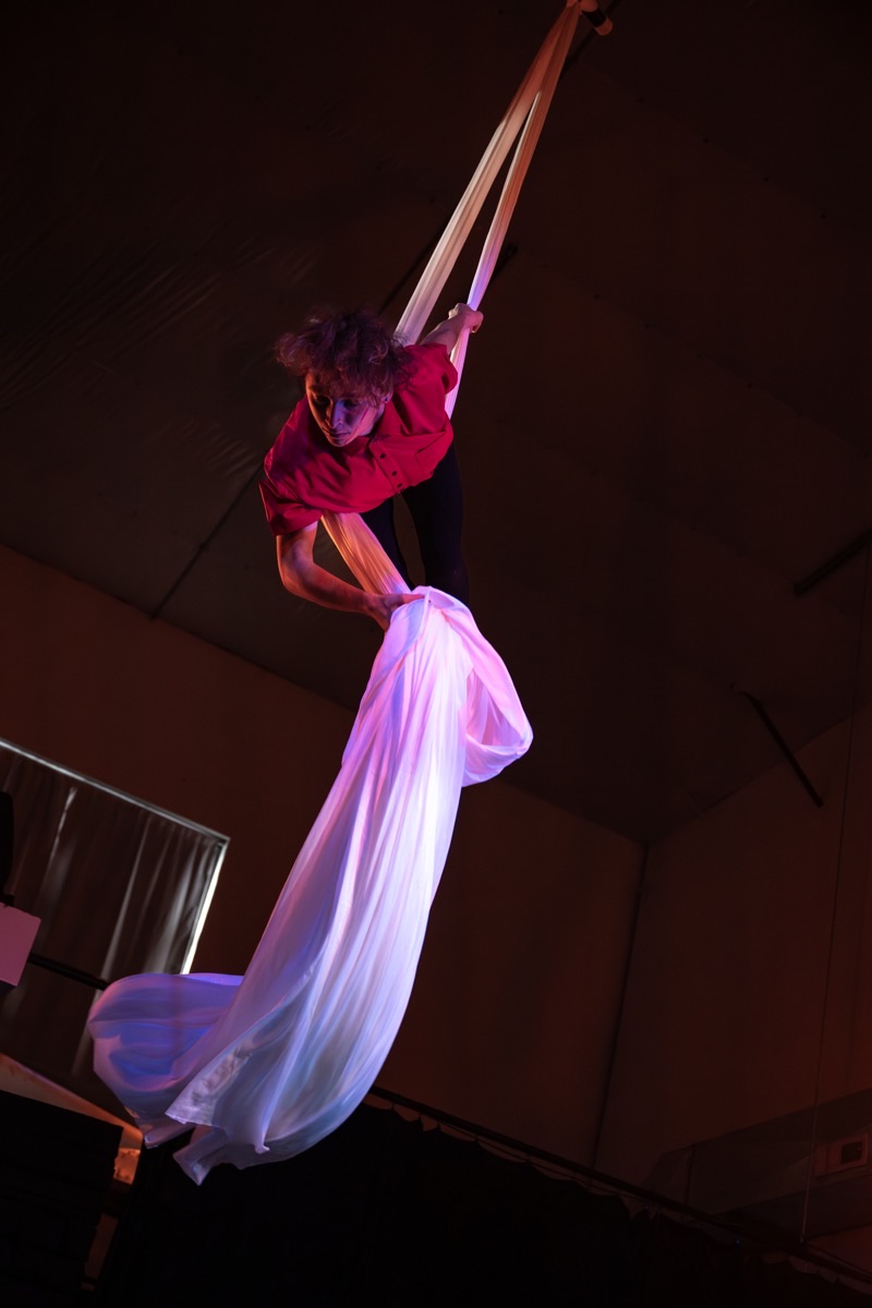 Aerial arts performance · Erin White Photography