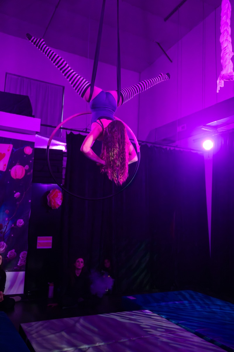 Aerial arts performance · Erin White Photography