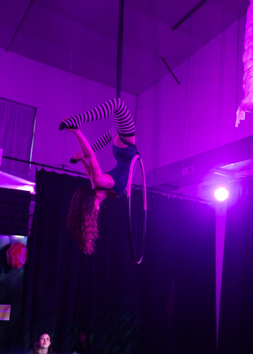 Aerial arts performance · Erin White Photography