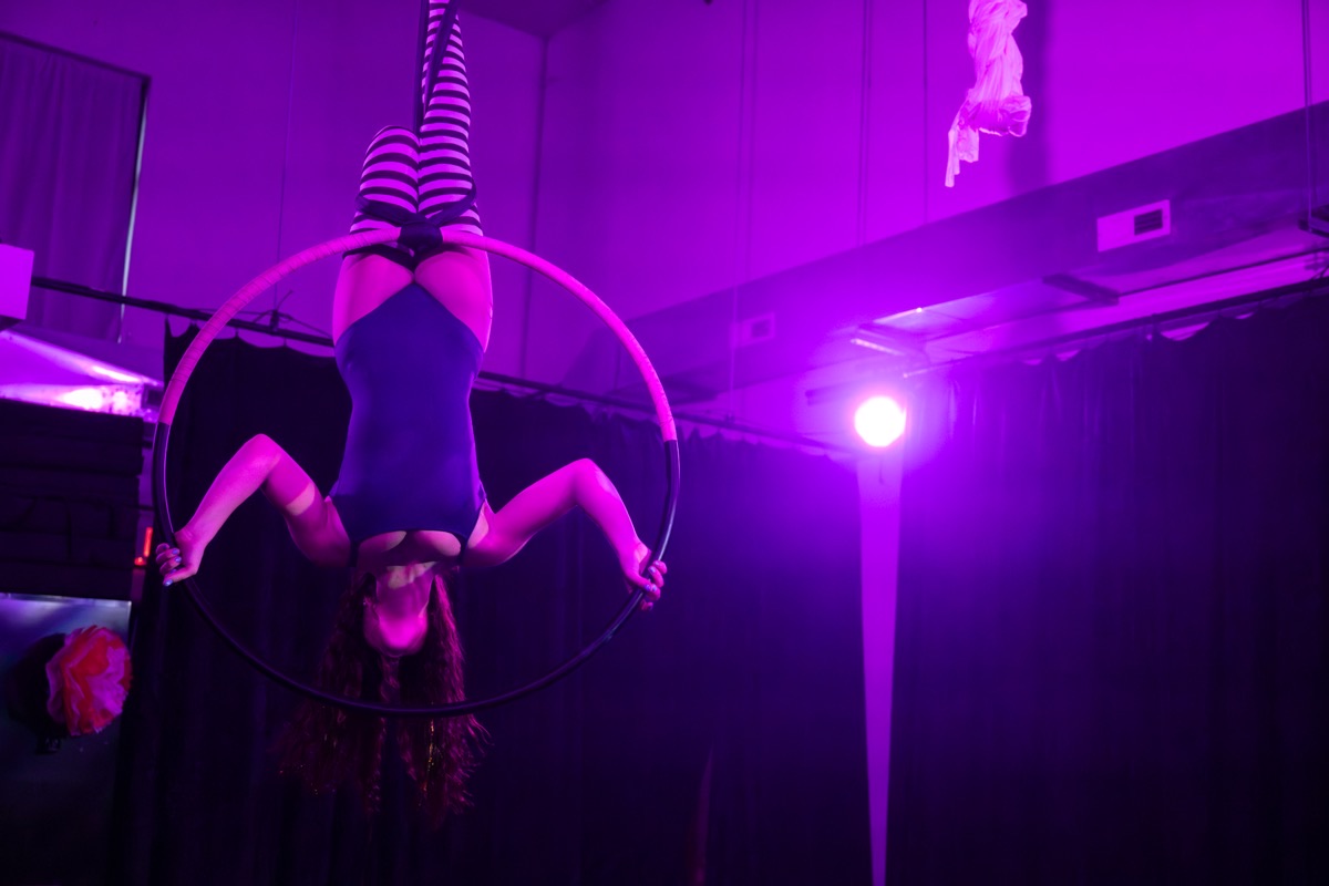 Aerial arts performance · Erin White Photography
