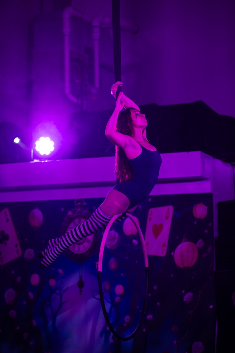 Aerial arts performance · Erin White Photography