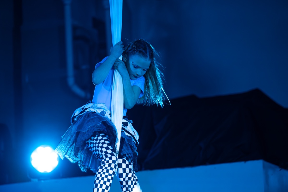 Aerial arts performance · Erin White Photography